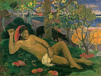 Te Arii Vahine (Die Frau des Königs) von Paul Gauguin